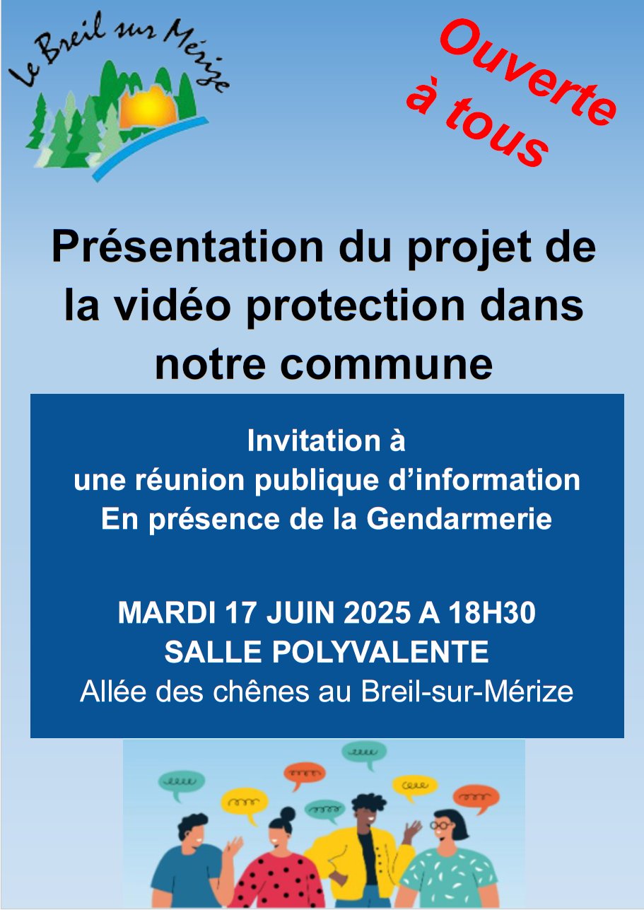 Réunion publique d’information sur le projet de vidéo-protection